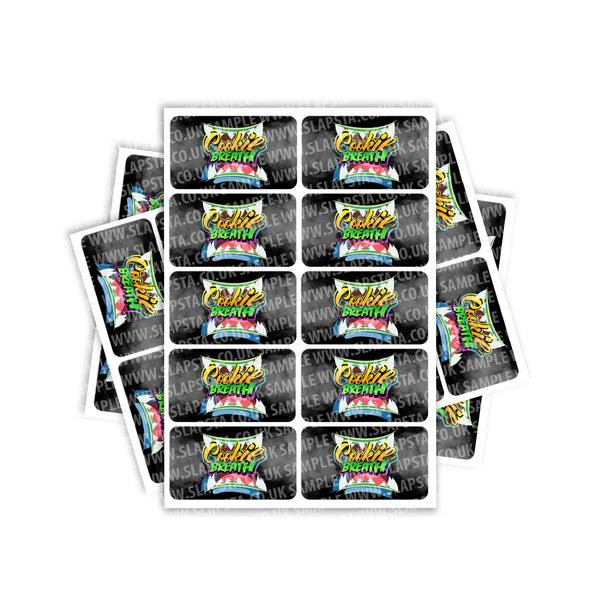 Cookie Breath Rectangle / Pre-Roll Labels