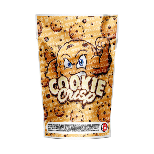 Cookie Crisp Mylar Pouches Pre-Labeled - SLAPSTA