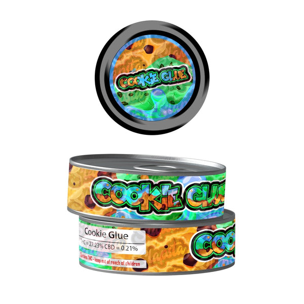 Cookie Glue Pre-Labeled 3.5g Self-Seal Tins - SLAPSTA