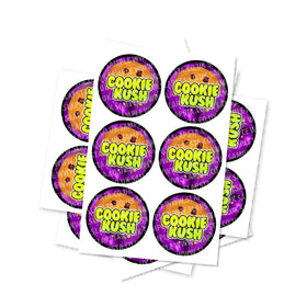 Cookie Kush Circular Stickers