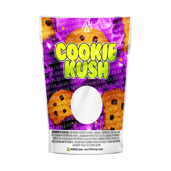 Cookie Kush Mylar Pouches Pre-Labeled - SLAPSTA