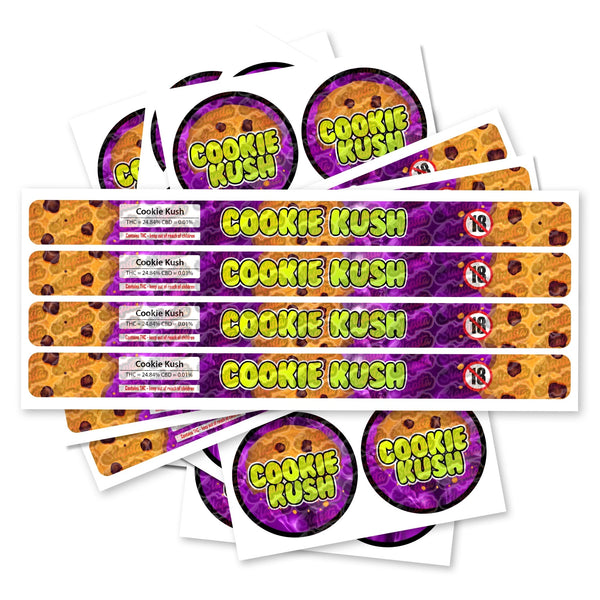 Cookie Kush Pre-Labeled 3.5g Self-Seal Tins - SLAPSTA