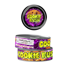 Cookie Kush Pre-Labeled 3.5g Self-Seal Tins