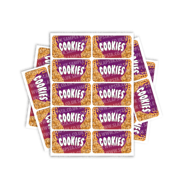 Cookies Rectangle / Pre-Roll Labels - SLAPSTA