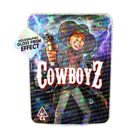 Cowboyz SFX Mylar Pouches Pre-Labeled