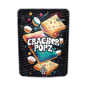 Sachets Mylar Cracker Popz pré-étiquetés 