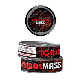 Critical Mass Pre-Labeled 3.5g Self-Seal Tins