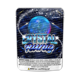 Crystal Runtz Mylar Pouches Pre-Labeled