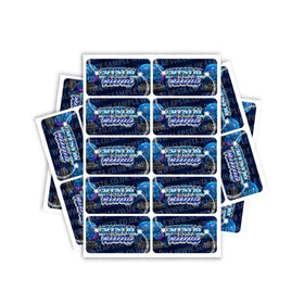 Crystal Runtz Rectangle / Pre-Roll Labels