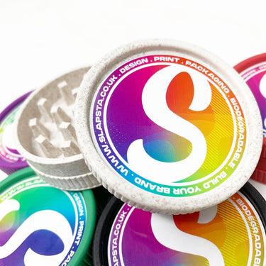 Custom Biodegradable Hemp Grinders - 1pc / Black