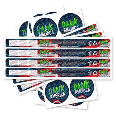 Dank Of America Pre - Labeled 3.5g Self - Seal Tins - 60pcs