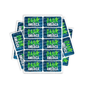 Dank Of America Rectangle / Pre-Roll Labels