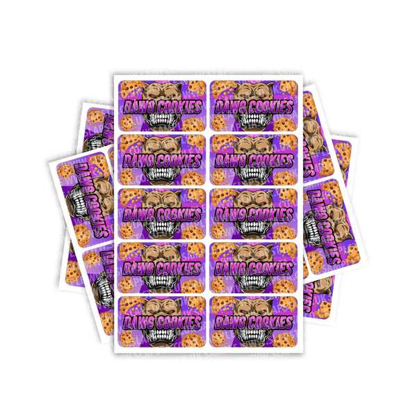 Dawg Cookies Rectangle / Pre-Roll Labels - SLAPSTA