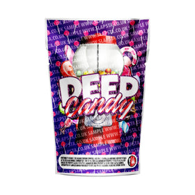 Deep Candy Mylar Pouches Pre-Labeled