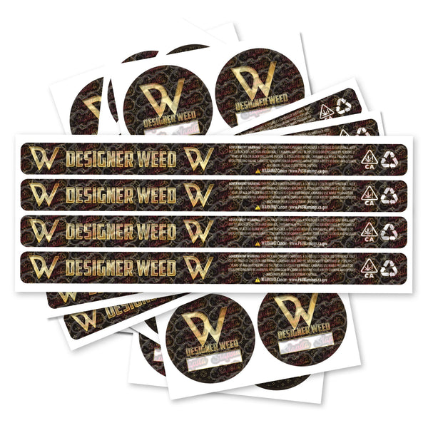 Designer Weed Pre-Labeled 3.5g Self-Seal Tins - SLAPSTA