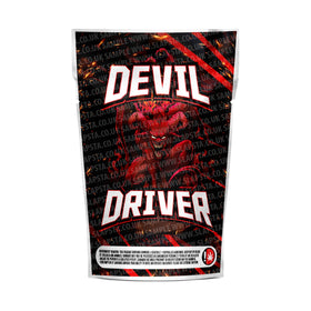 Devil Driver Mylar Pouches Pre-Labeled