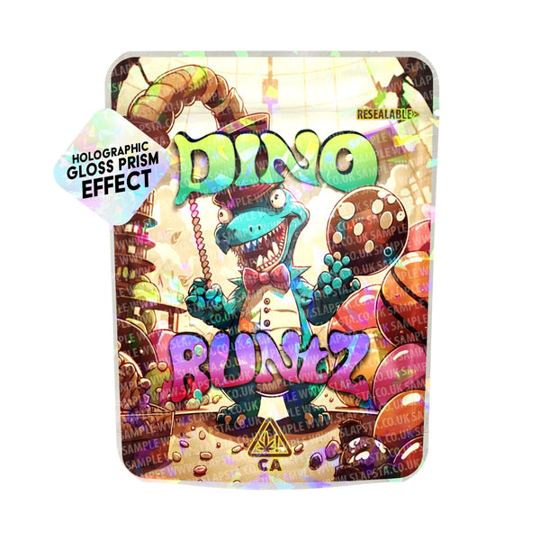 Dino Ringz SFX Mylar Pouches Pre-Labeled - SLAPSTA