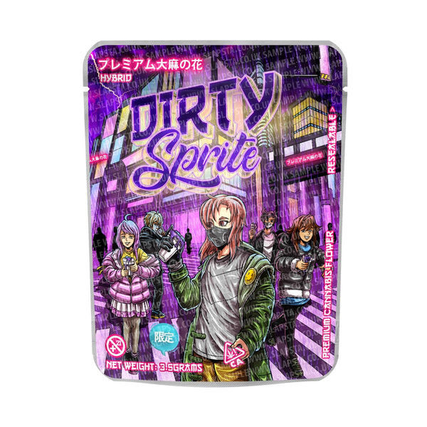 Dirty Sprite Mylar Pouches Pre-Labeled - SLAPSTA