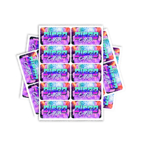 Disco Cake Rectangle / Pre-Roll Labels