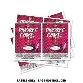 Divorce Cake Mylar Bag Labels ONLY