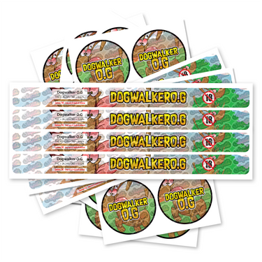 Dogwalker OG Pre - Labeled 3.5g Self - Seal Tins - 60pcs