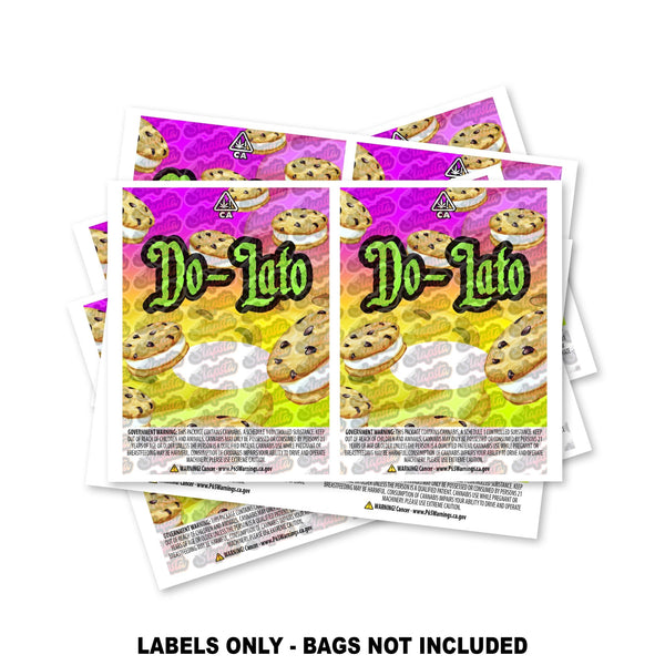 Dolato Mylar Bag Labels ONLY - SLAPSTA