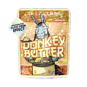 Donkey Butter SFX Mylar Pouches Pre-Labeled