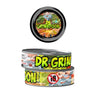 Dr Grinspoon Pre - Labeled 3.5g Self - Seal Tins - 60pcs