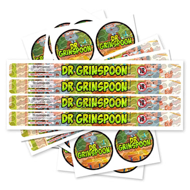 Dr Grinspoon Pre - Labeled 3.5g Self - Seal Tins - 60pcs