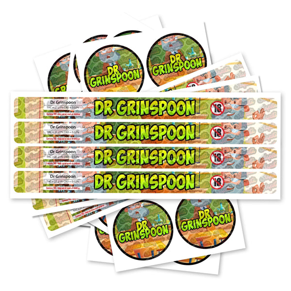 Dr Grinspoon Pre-Labeled 3.5g Self-Seal Tins - SLAPSTA