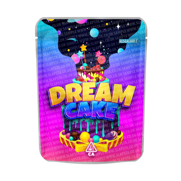 Dream Cake Mylar Pouches Pre-Labeled - SLAPSTA