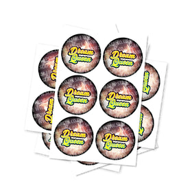 Dream Queen Circular Stickers