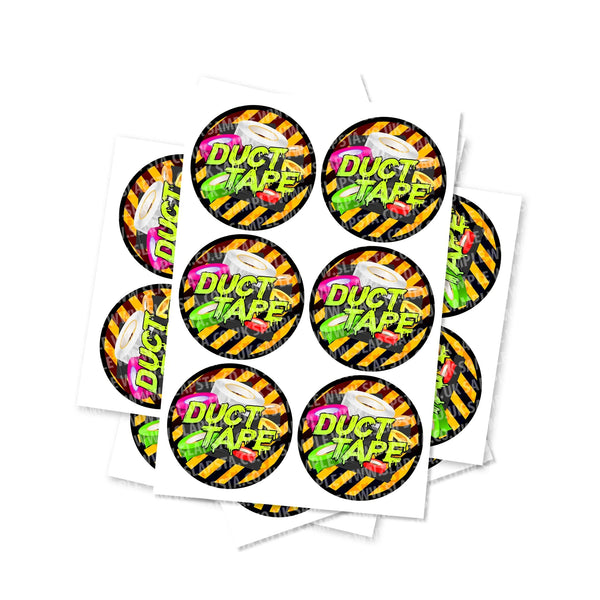 Duct Tape Circular Stickers - SLAPSTA