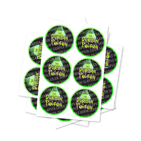 Durban Poison Circular Stickers