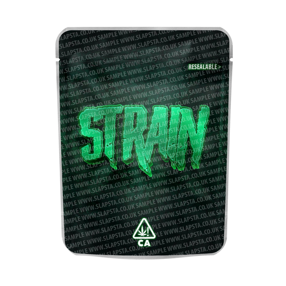 Pre Strain Dead Rocking Editable Strain Mylar Pouches Pre-Labeled - SLAPSTA