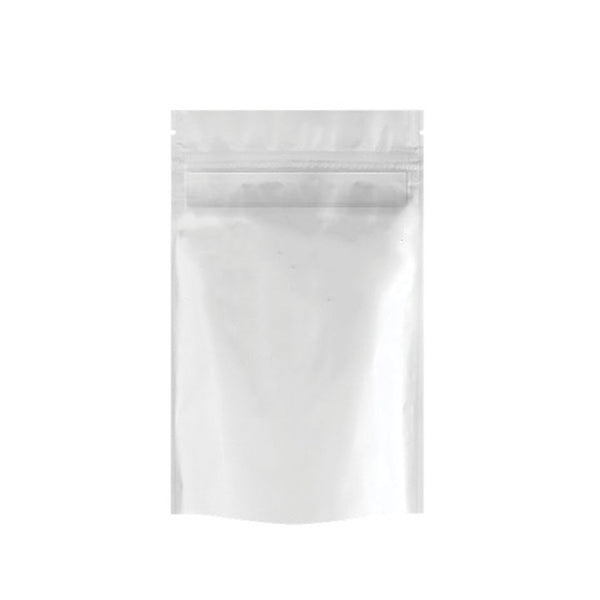 Eighth Ounce (3.5g) Single Seal Mylar Bags White / Clear - SLAPSTA