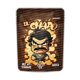 Sachets Mylar pré-étiquetés El Chapo 