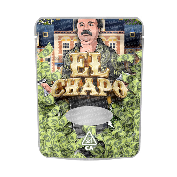 El Chapo Mylar Pouches Pre-Labeled - SLAPSTA