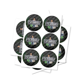Esco Buds Circular Stickers