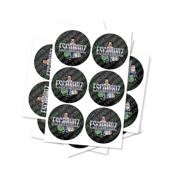 Esco Buds Circular Stickers - SLAPSTA