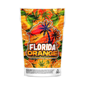 Sachets en Mylar orange de Floride pré-étiquetés