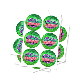 Forbidden Fruit Circular Stickers