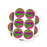 Forbidden Fruit Circular Stickers - 2.5cm