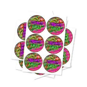 Forbidden Fruit Circular Stickers