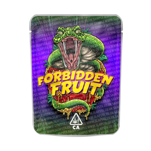 Forbidden Fruit Mylar Pouches Pre-Labeled - SLAPSTA