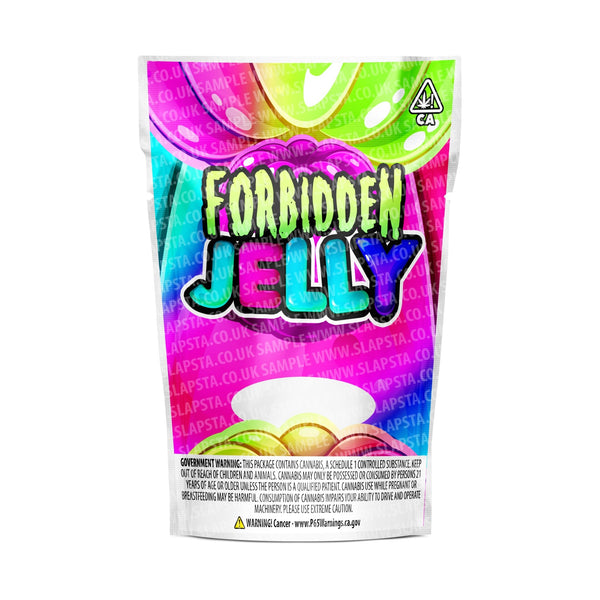 Forbidden Jelly Mylar Pouches Pre-Labeled - SLAPSTA