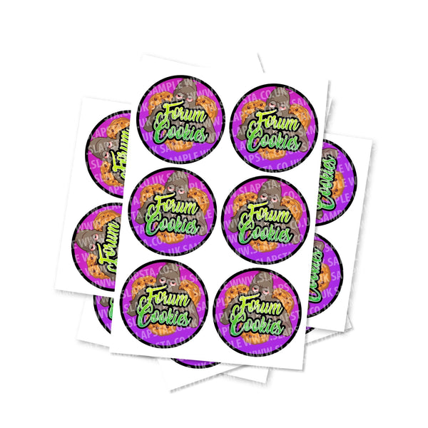 Forum Cookies Circular Stickers - SLAPSTA