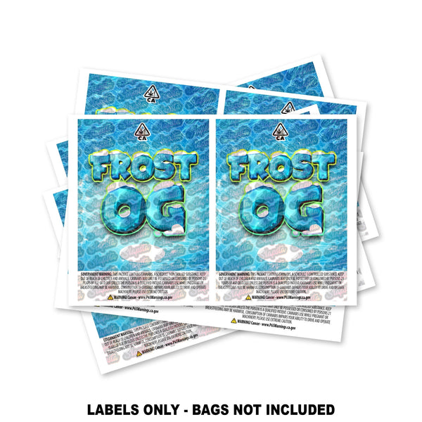 Frost OG Mylar Bag Labels ONLY - SLAPSTA