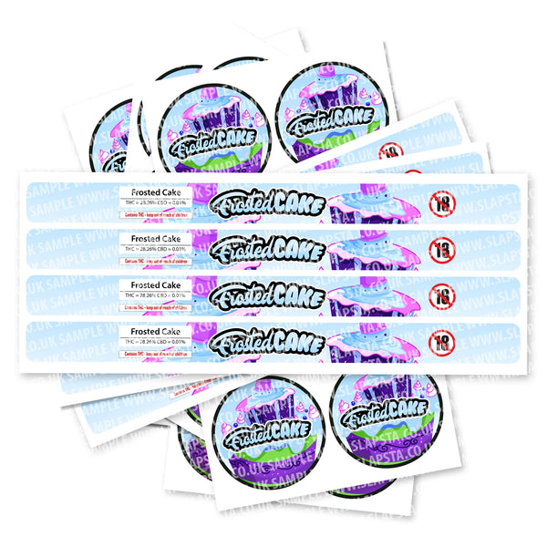 Frosted Cakes Pressitin Strain Labels - SLAPSTA