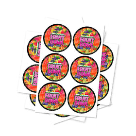 Fruit Bowl Circular Stickers